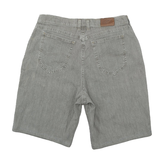 Lee Original Jeans Denim Shorts Washed Gray S