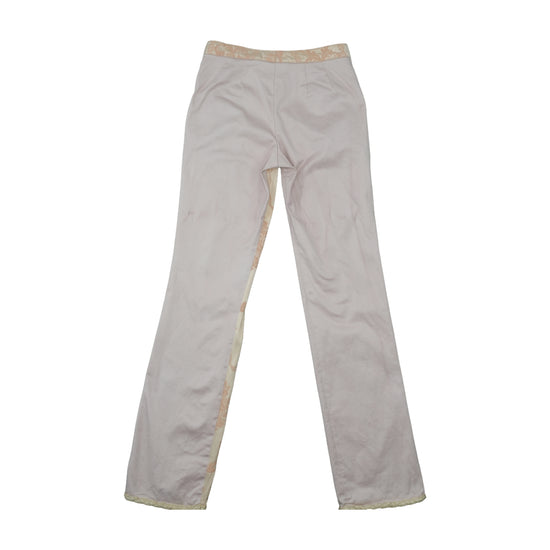 Formenti Baroque Jacquard Trousers Blush Pink XXS