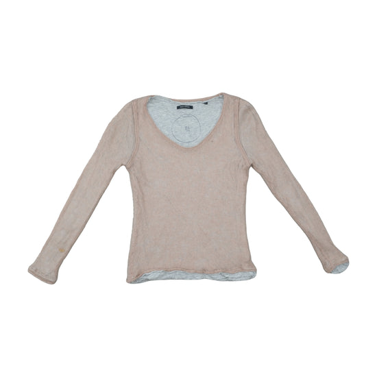 Marc O'Polo Sheer Knit Sweater Beige M