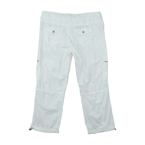 Esprit Cargo Crop Pants White L
