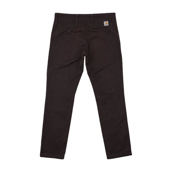 Carhartt WIP Sid Pant Slim Tapered Chino Dark Brown L