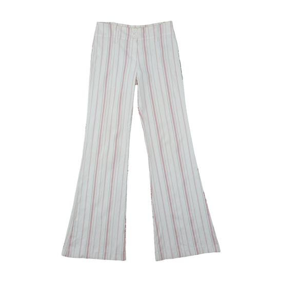 Vintage Low-Rise Flare Pants White S