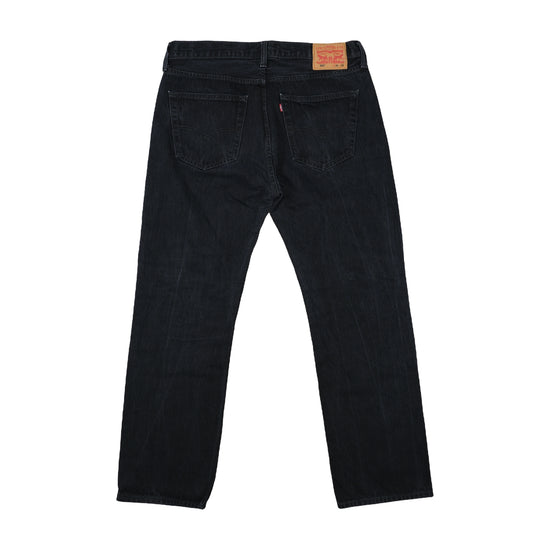 Levi's 501 Straight Jeans Faded Washed Black XL