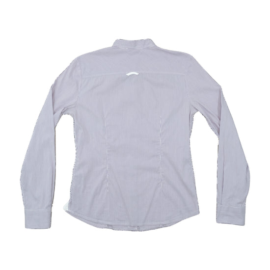 Liu Jo Pinstripe Shirt White Navy Blue L