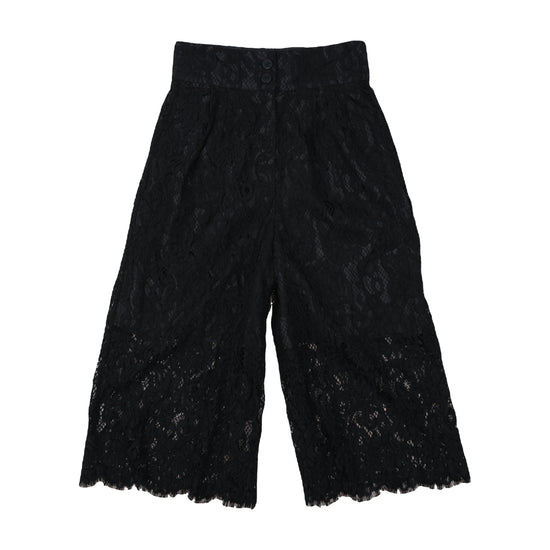 United Colors of Benetton Lace Culottes Black