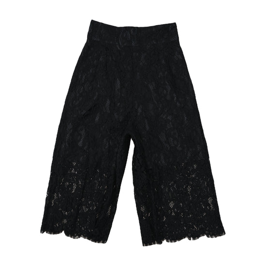 United Colors of Benetton Lace Culottes Black