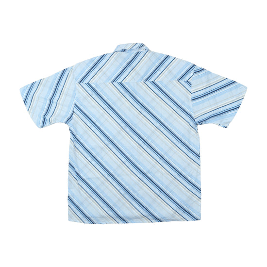 Seven Wells Striped Shirt Light Blue XL