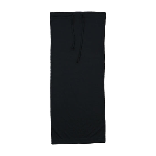 Vintage Tube Skirt Drawstring Black
