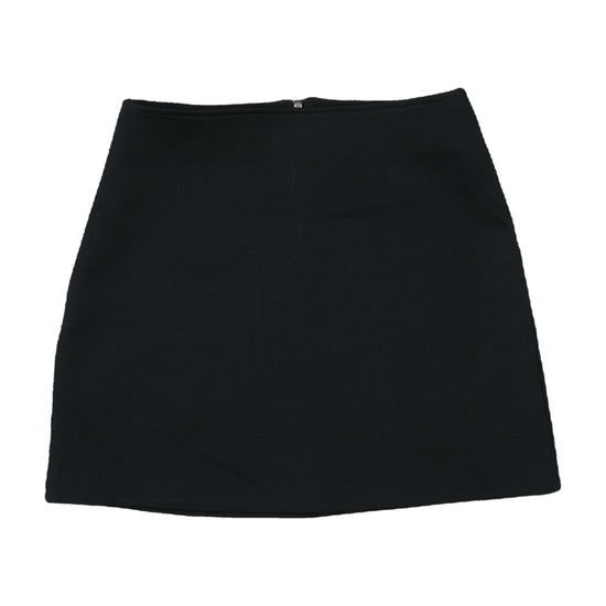 ONYX Ribbed Mini Skirt Black