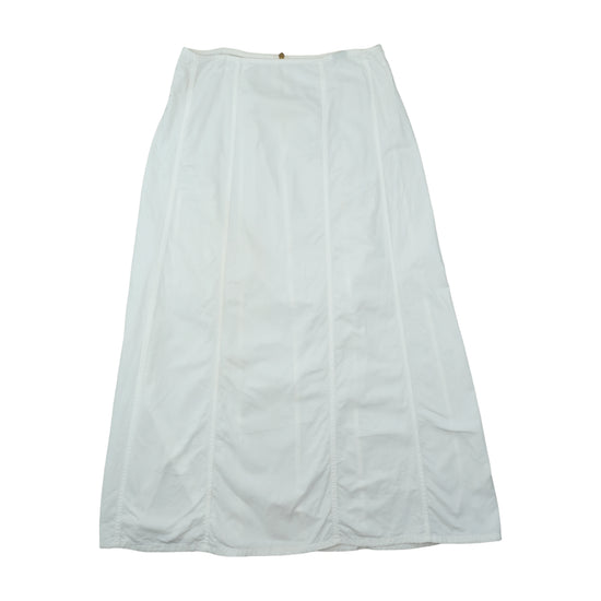 United Colors of Benetton Cotton Maxi Skirt White XL