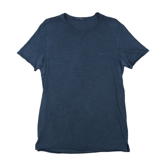GAS MAN Washed Cotton T-Shirt Navy S