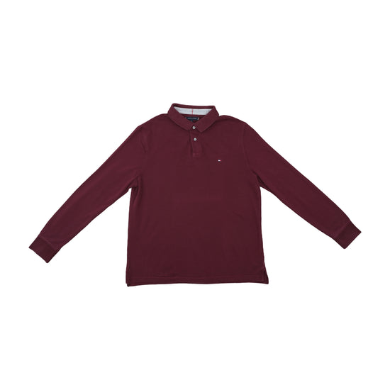 Tommy Hilfiger 1985 Polo Shirt Burgundy XL