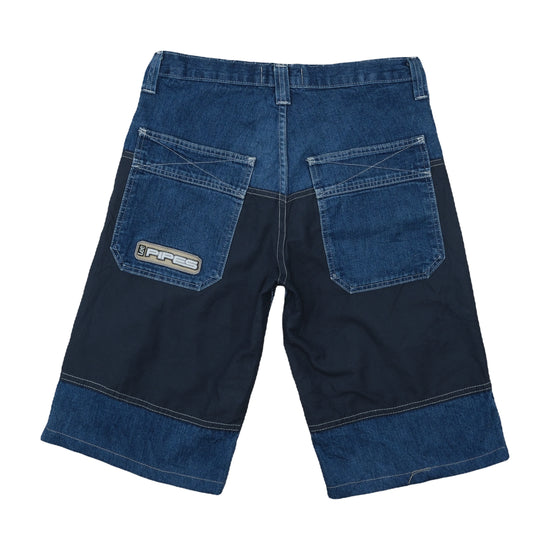 Lee Pipes High Performance Denim Shorts Blue