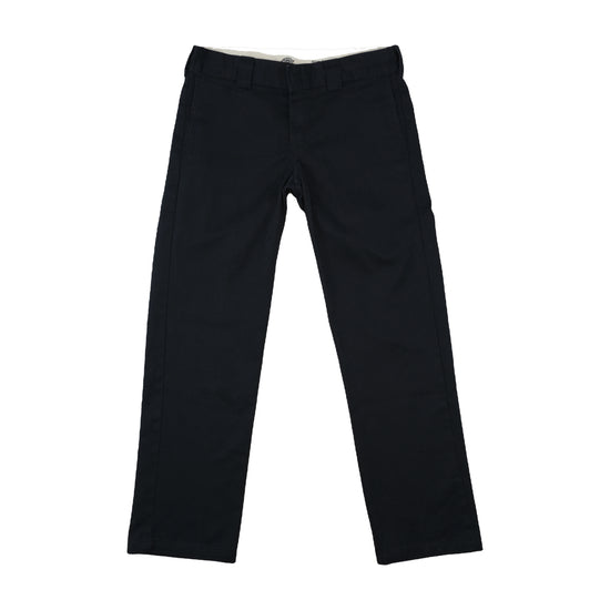 Dickies Slim Straight Work Trousers Navy