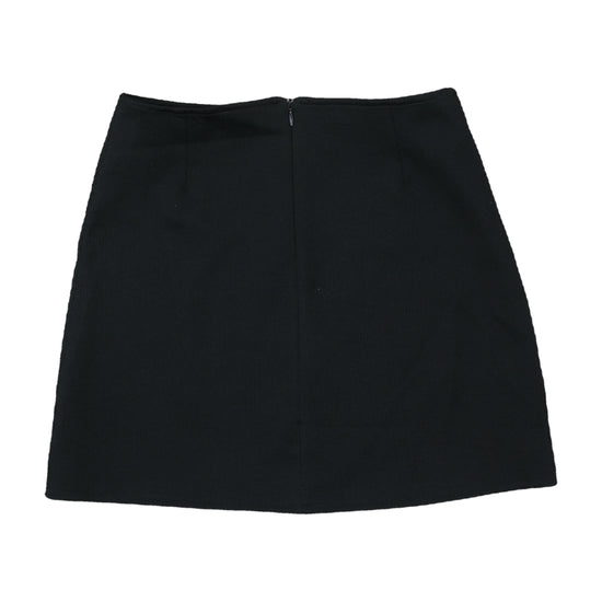 ONYX Ribbed Mini Skirt Black