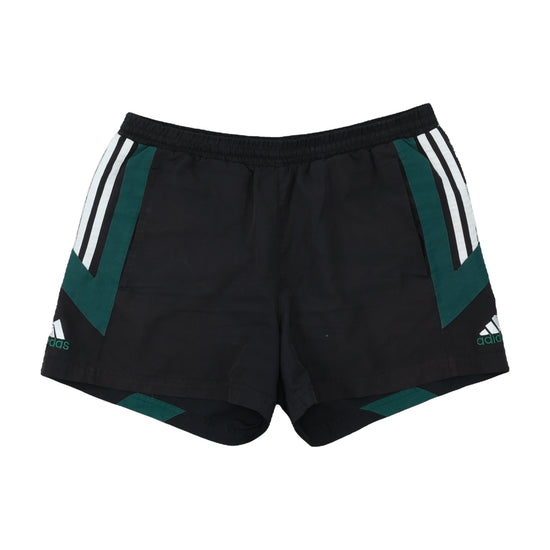 Adidas 90s Chevron Panel Shorts Black Green M