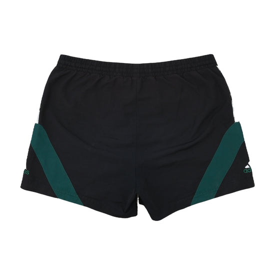 Adidas 90s Chevron Panel Shorts Black Green M