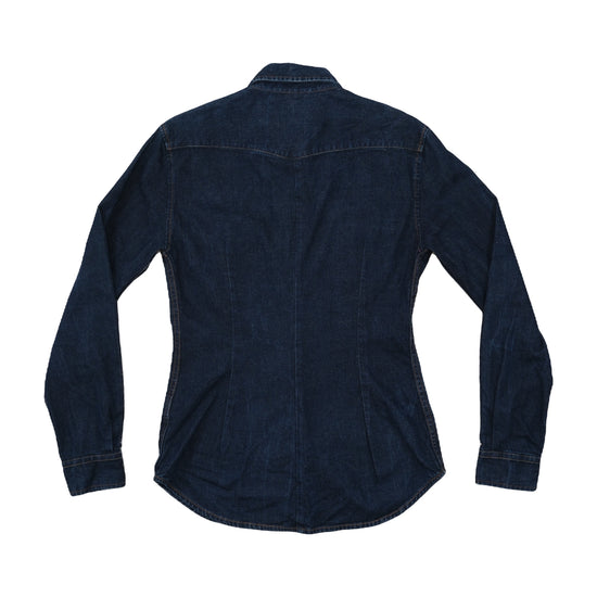 Guess² Denim Western Shirt Dark Indigo Blue M