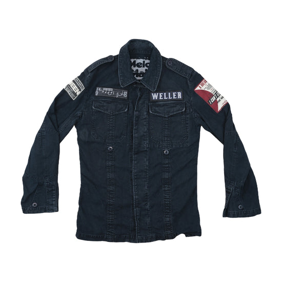 Melody Maker Military Overshirt Washed Black L