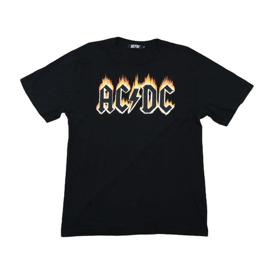 AC/DC Flame Graphic T-Shirt Black 2XL