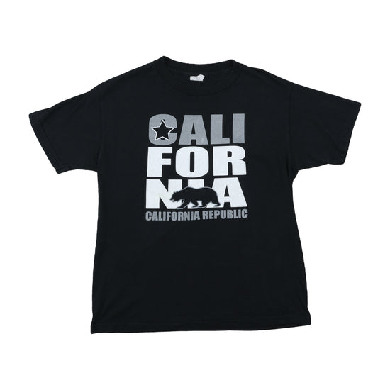 Alstyle California Republic Graphic Tee Black M