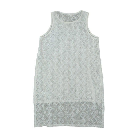 Jennyfer Lace Mini Dress Off-White L