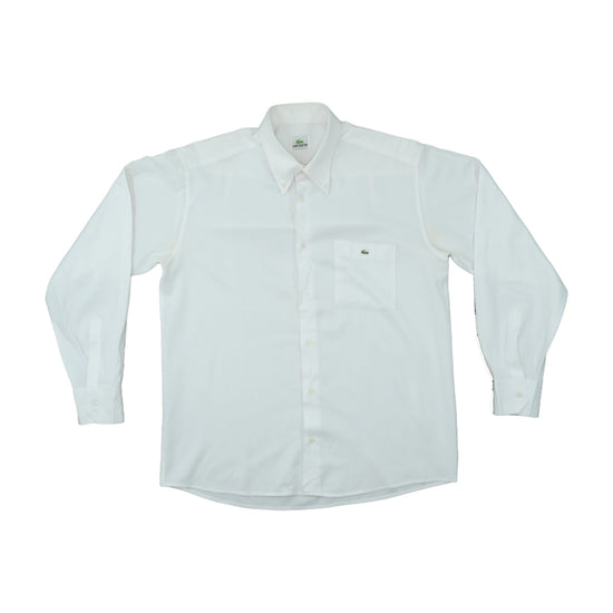 Lacoste Button Up Shirt White L