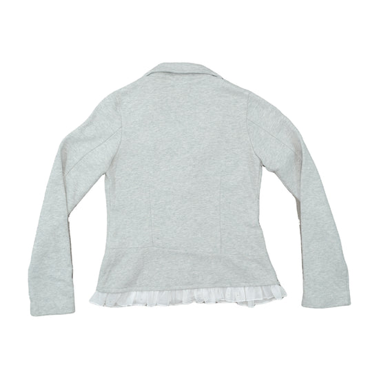 Diesel Kids Blazer Heather Grey Ruffle Trim XS
