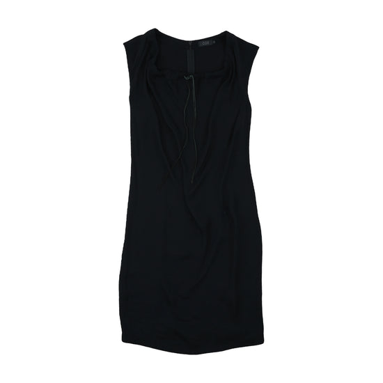 COS Draped Shift Dress Black S
