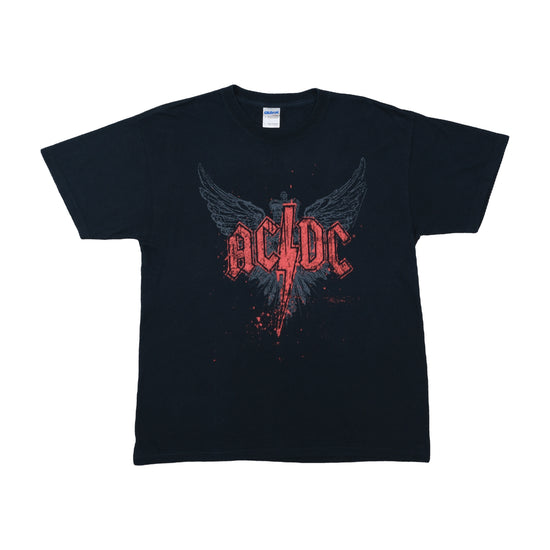 AC/DC Band Tee Black Ice Graphic Black L