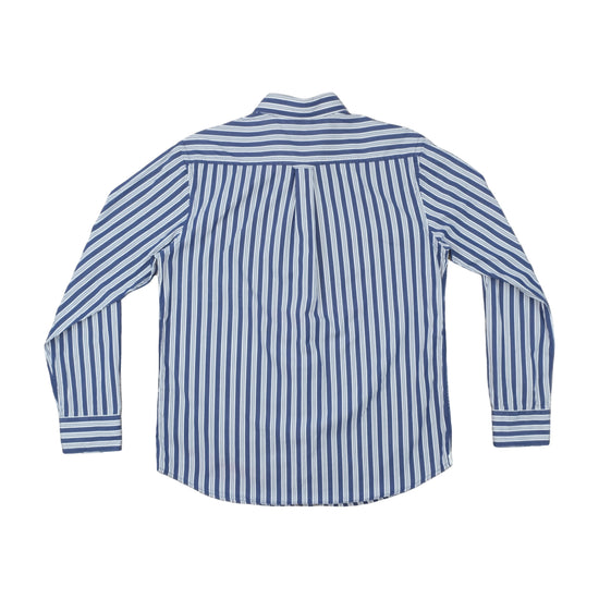 U.S. Polo Assn. Long-Sleeve Shirt Navy White Stripe L