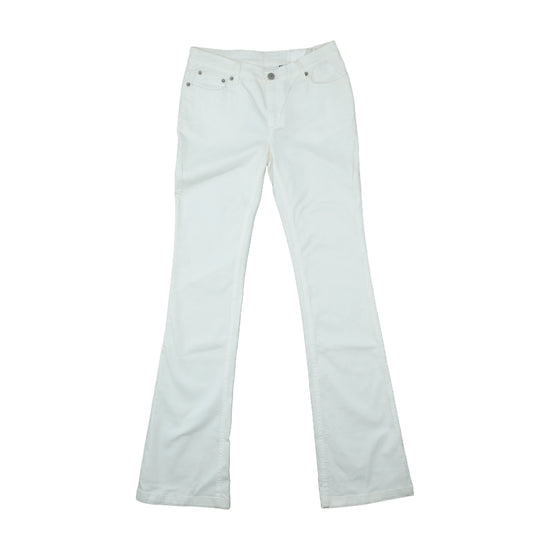 Richmond Bootcut Jeans White Silver Appliqué