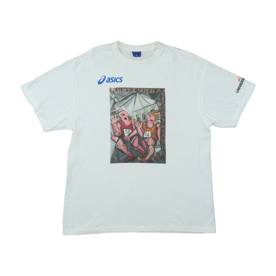 Asics 75ª Notturna di San Giovanni Graphic Tee White L