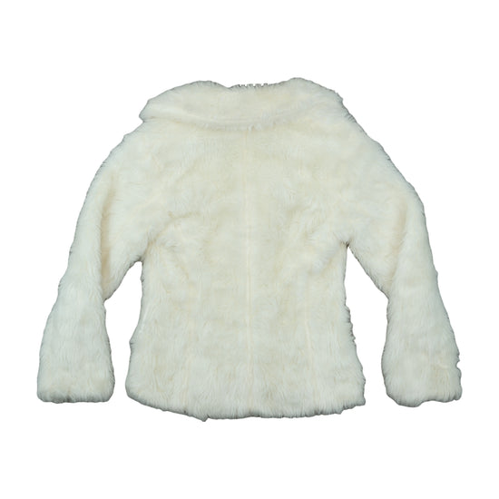 Artigli Faux Fur Jacket White L