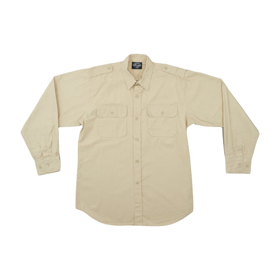 Mil-Tec by Sturm Ripstop Button Up Shirt Beige M