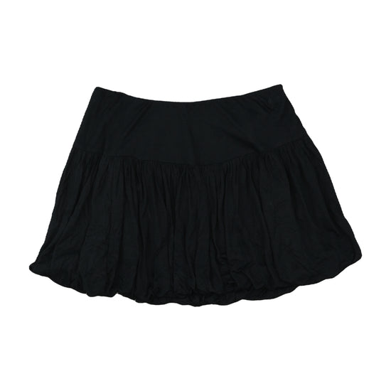 Playboy Bubble Hem Mini Skirt Black XS