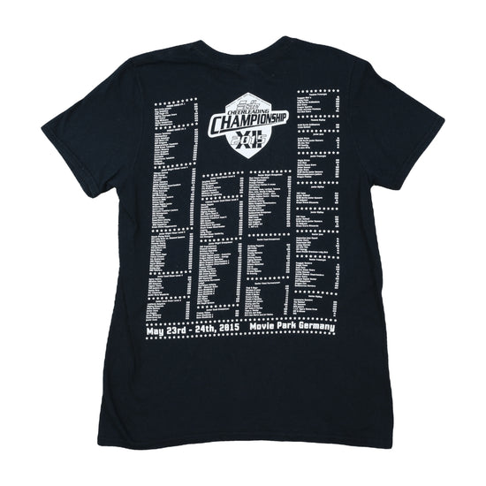 Vintage Cheerleading Championship 2015 Graphic Tee Black S