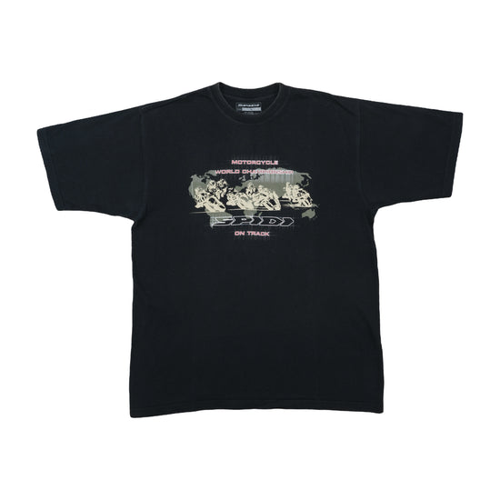 Spidi On Track Motorcycle World Championship Graphic T-Shirt Black L