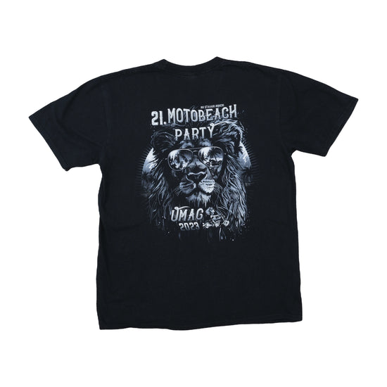Gildan Motobeach Party Umag 2023 Event Graphic Tee Black L