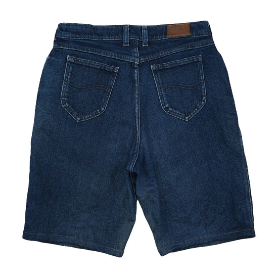 Lee Denim Shorts Mid-Dark Wash Blue