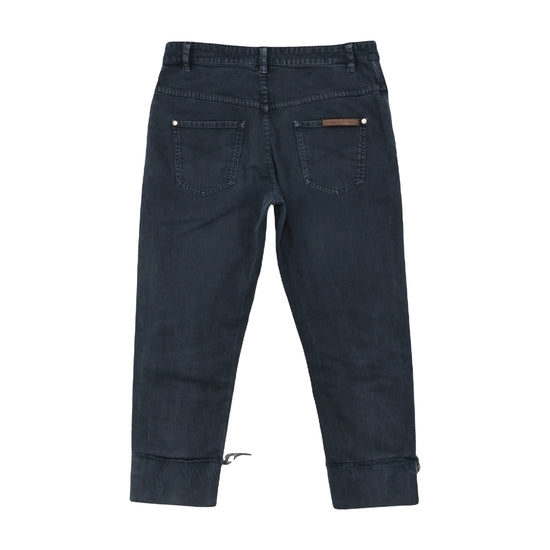 Brunello Cucinelli The Cropped Jean Charcoal Gray L