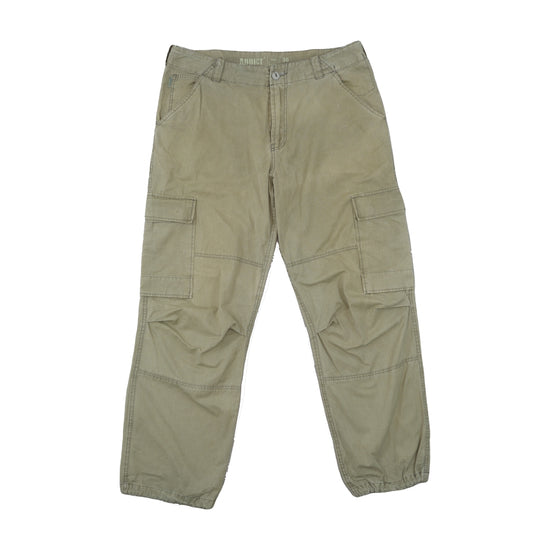 Addict Cargo Pants Washed Olive Green XL