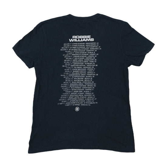 Vintage Robbie Williams Heavy Entertainment Show Tour Tee Black XS