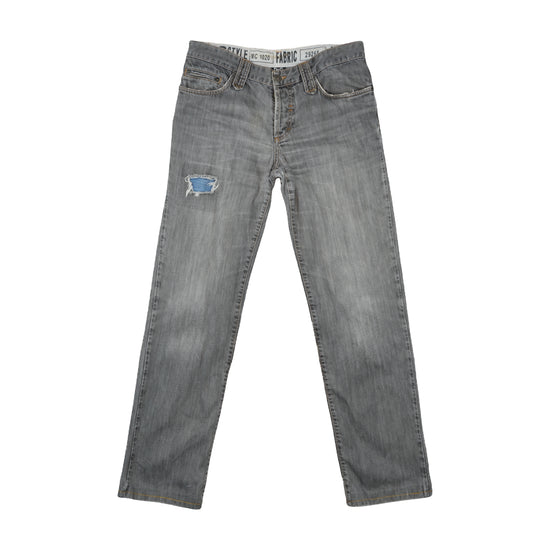 D&G Dolce & Gabbana Straight Jeans Acid-Wash Gray
