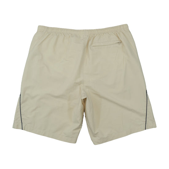 Nike Sport Shorts Beige Cream Navy Piping