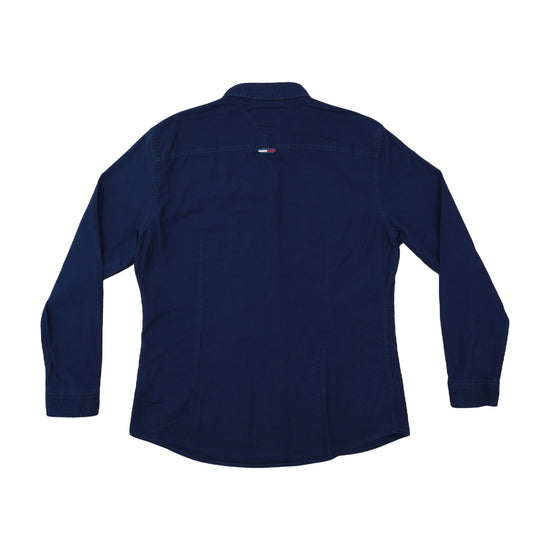Tommy Jeans Button Up Shirt Navy XL