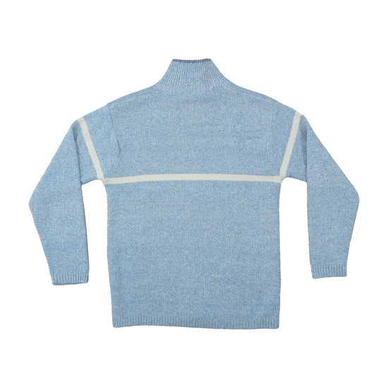 New Sensation Full-Zip Knit Cardigan Heather Blue L