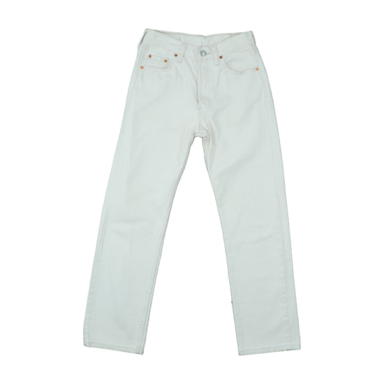 Levi's 501 Straight Jeans Off-White XXS