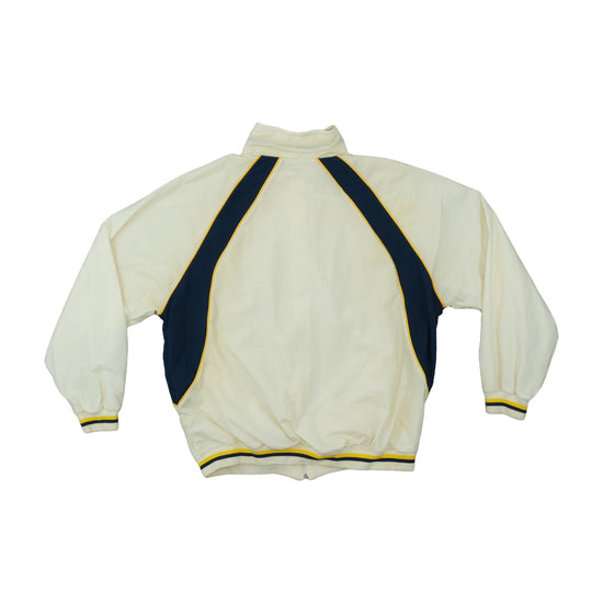 Gambini Track Jacket Stripe White Navy Yellow L