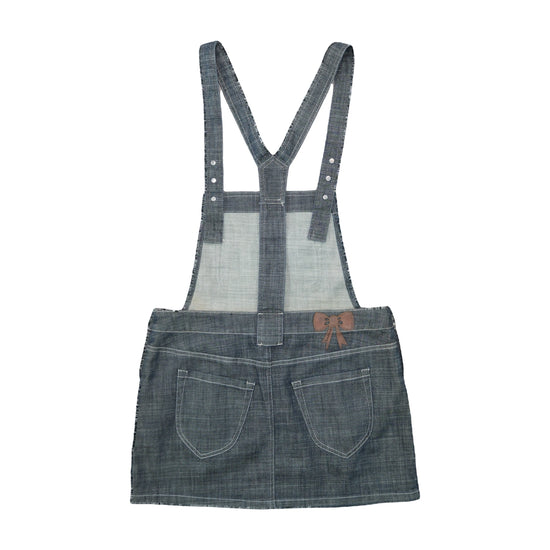 Lazzari Diamond Dungaree Dress Dark Indigo Blue M